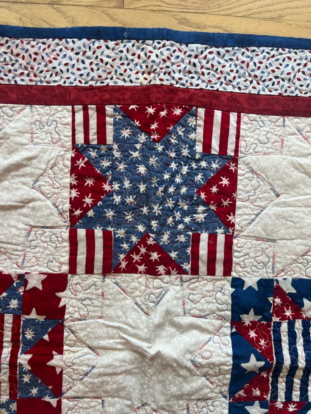 Quilt - Red, White & Blue - Picture 6 of 11